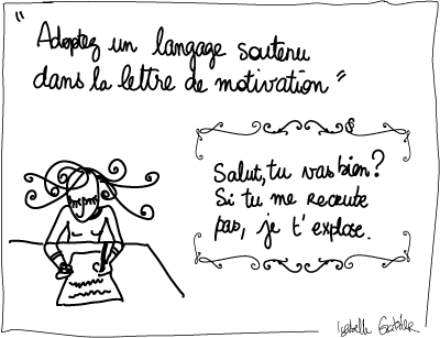 Lettre de motivation - Illustration